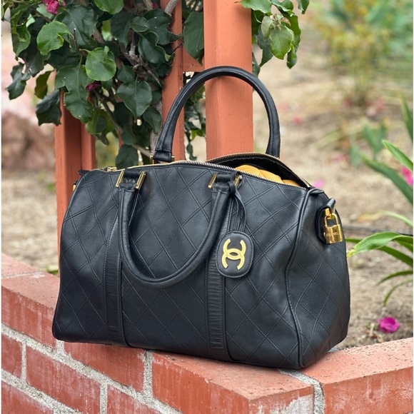 Authentic Chanel Boston Bag - Picture 2 of 9